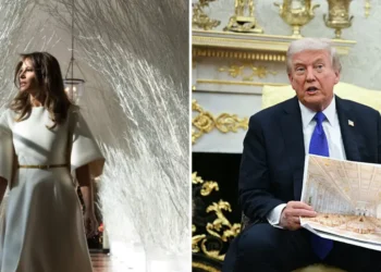 Melania Trump was once the one making controversial White House design choices. Now, it’s Donald Trump.