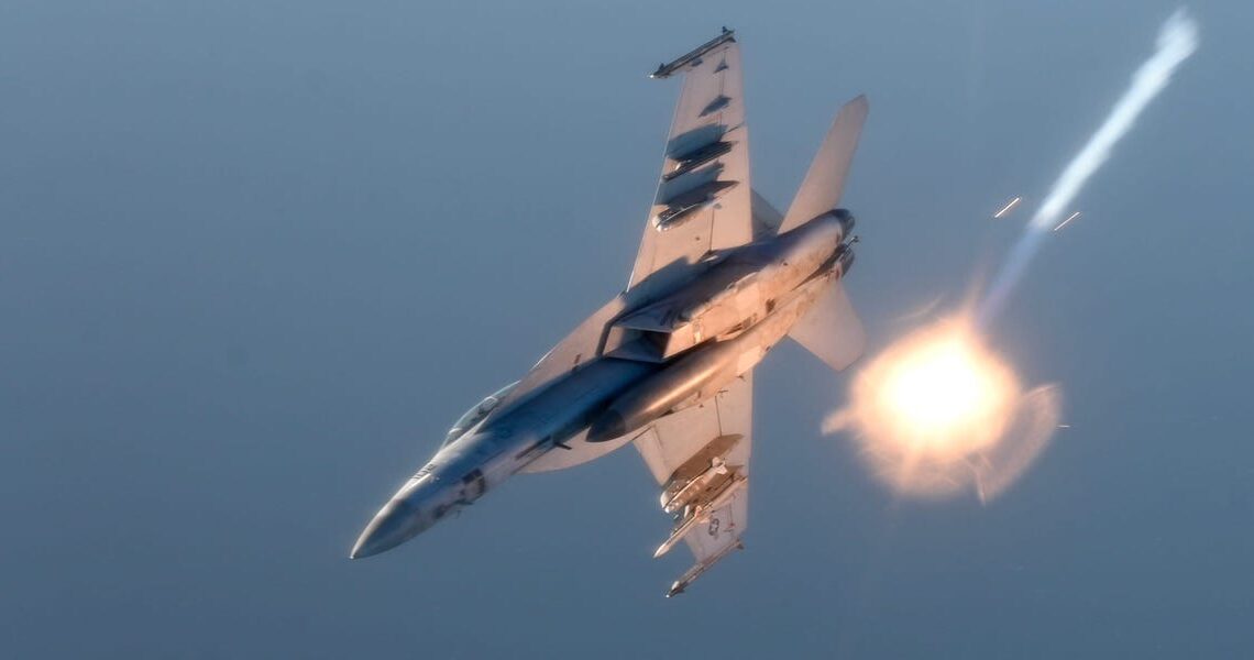 A Navy warship mistook US fighter jets for enemy missiles and opened fire. The targeted pilot saw his life flash before his eyes.