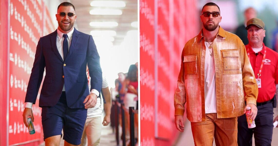 3 of the best and 4 of the worst gameday outfits Travis Kelce has worn this year