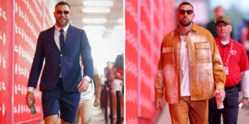 3 of the best and 4 of the worst gameday outfits Travis Kelce has worn this year