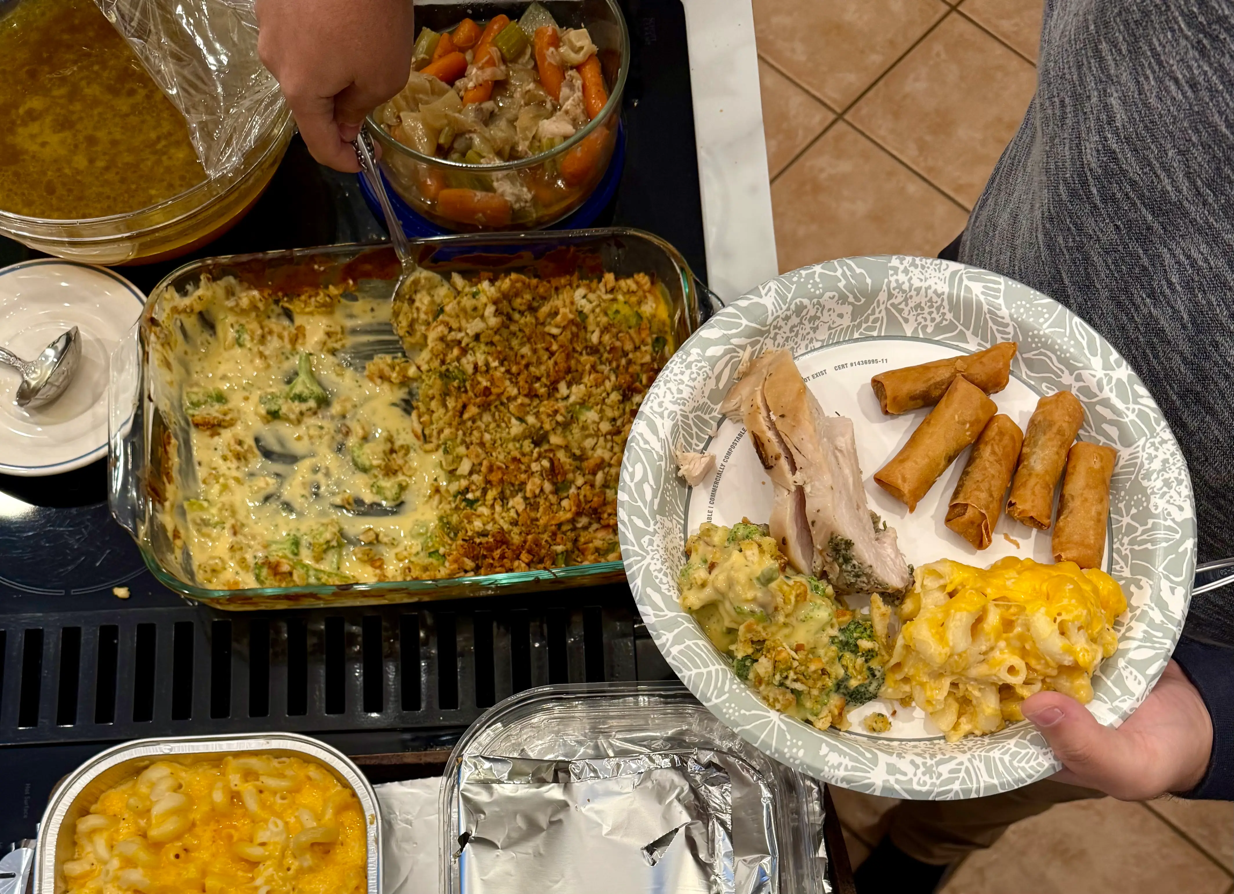 Plate during the holidays