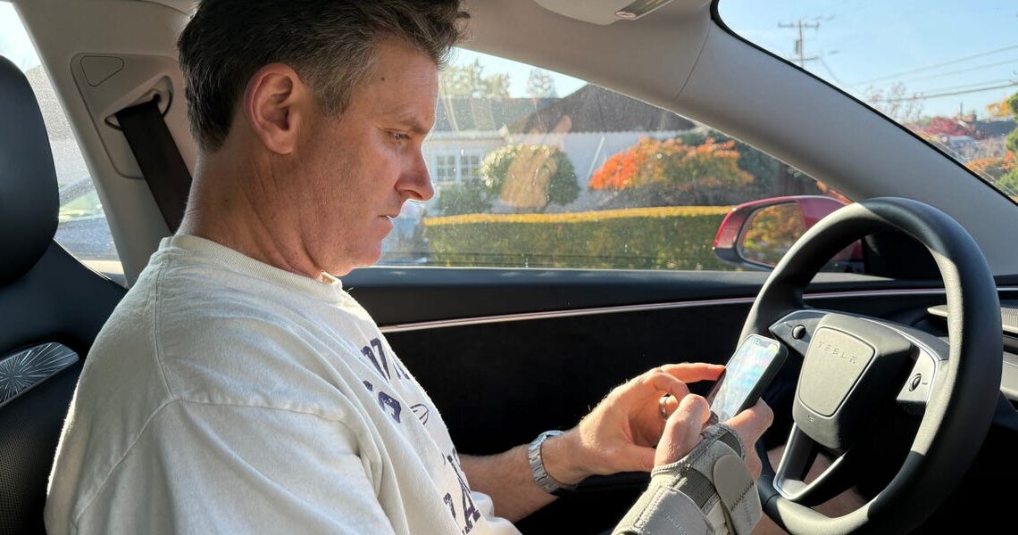 Elon Musk says Tesla FSD lets you text while being driven. I tried it. Here’s what happened.