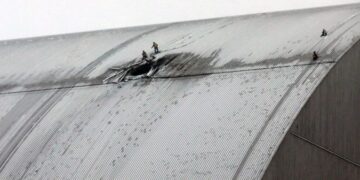 Chernobyl reactor’s protective shield was so damaged by a drone strike that it’s not confining radiation anymore: IAEA