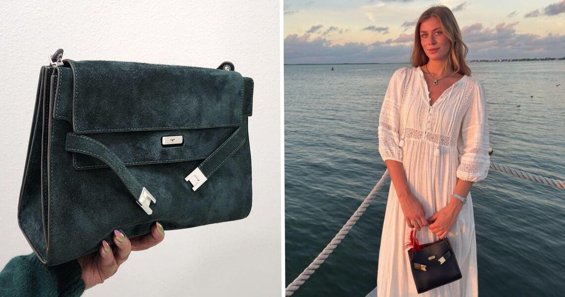 No, you’re not seeing Hermès Kelly bags everywhere. Women are carrying look-alike purses from Tory Burch.