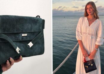 No, you’re not seeing Hermès Kelly bags everywhere. Women are carrying look-alike purses from Tory Burch.