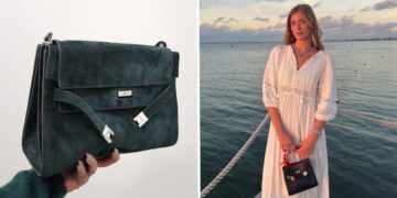 No, you’re not seeing Hermès Kelly bags everywhere. Women are carrying look-alike purses from Tory Burch.