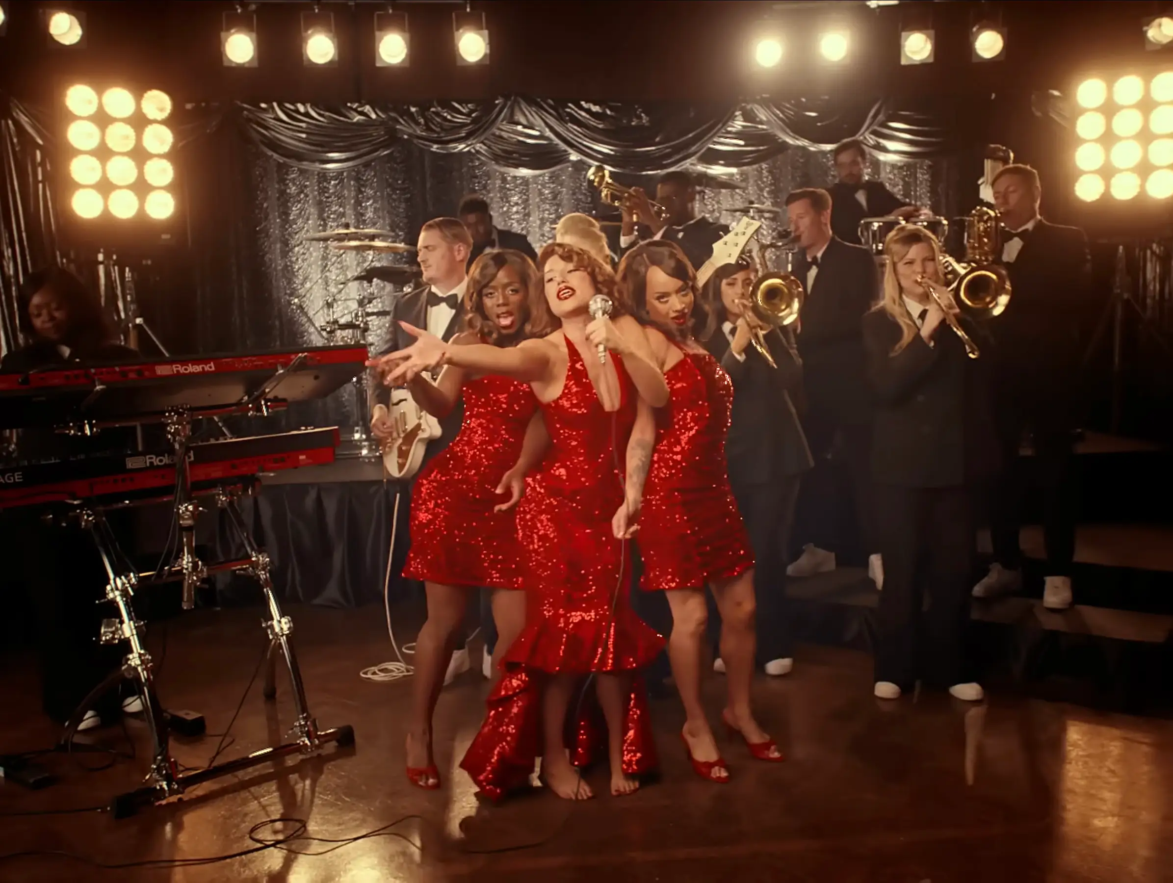 Raye in the music video for