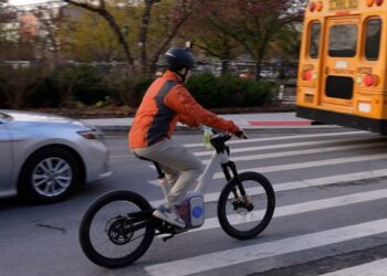 A Rivian spin-off is betting $305 million on e-bikes. I rode it around New York City, and it felt natural — and powerful.