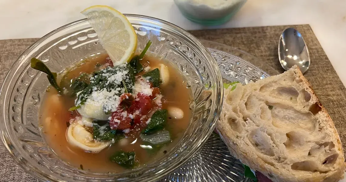 I made Joanna Gaines’ one-pot tortellini soup. The easy recipe has quickly become one of my favorite cozy comfort meals.