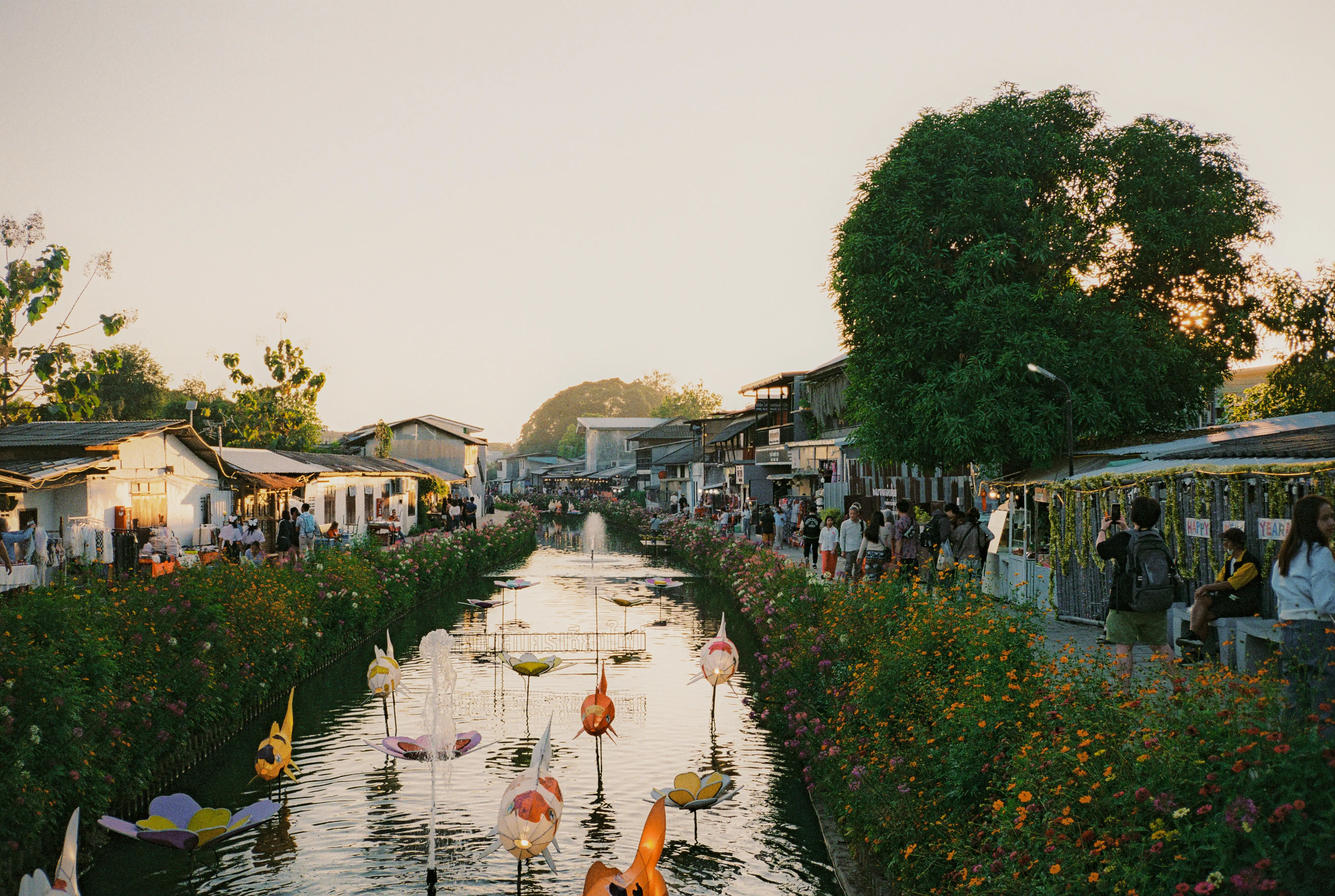 Khlong Mae Kha Canal Village in Chiang Mai