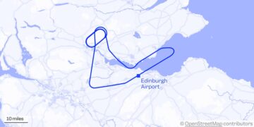 A British Airways flight to nowhere had to circle 6 times before landing when its wheels got stuck
