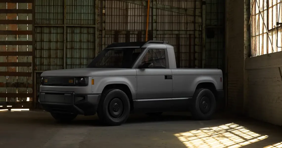 Slate’s design chief explains why the startup built its electric truck without screens, stereos, or power windows