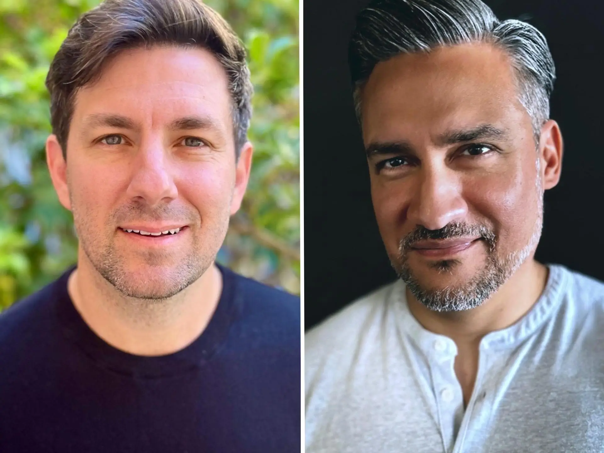 A composite image of Ben Van Der Fluit, SVP at Critical Role, and Ed Lopez, Critical Role's COO.