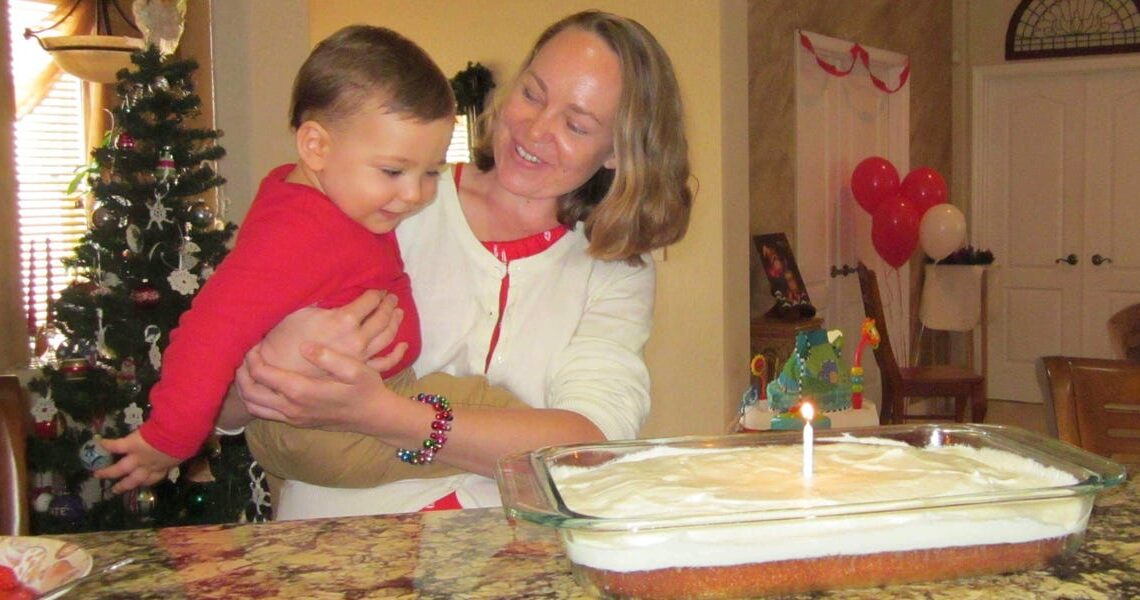 My son was born in December, and I try to make sure his birthday feels separate from the holidays