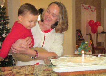 My son was born in December, and I try to make sure his birthday feels separate from the holidays