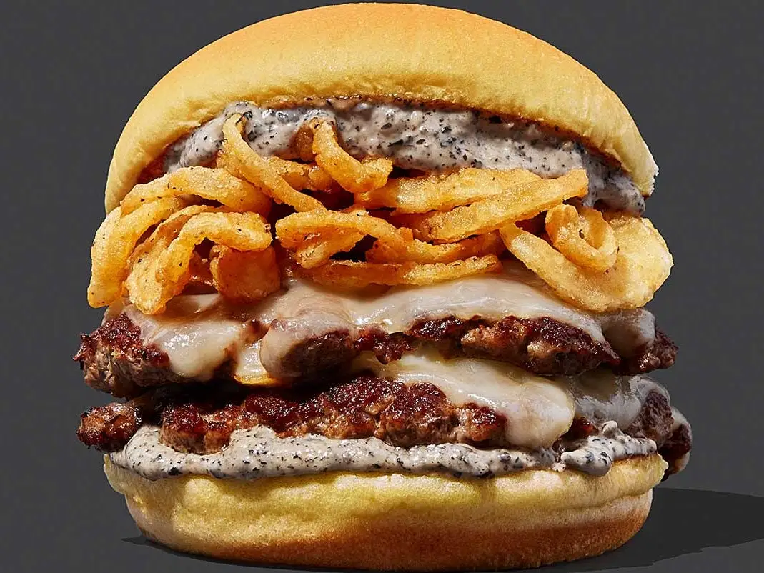 black truffle burger shake shack