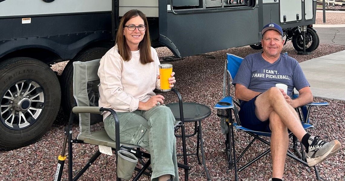 An empty-nester couple who traded in a $400K house for an $80K RV explain their favorite parts of retirement on the road