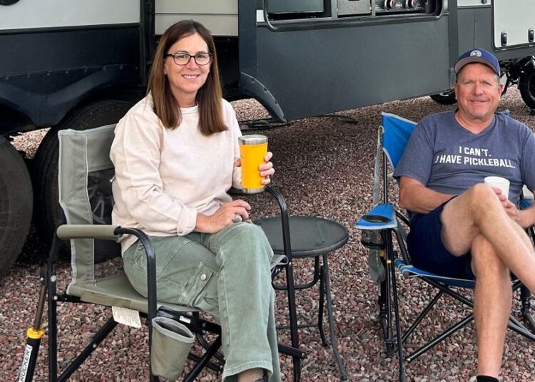 An empty-nester couple who traded in a $400K house for an $80K RV explain their favorite parts of retirement on the road