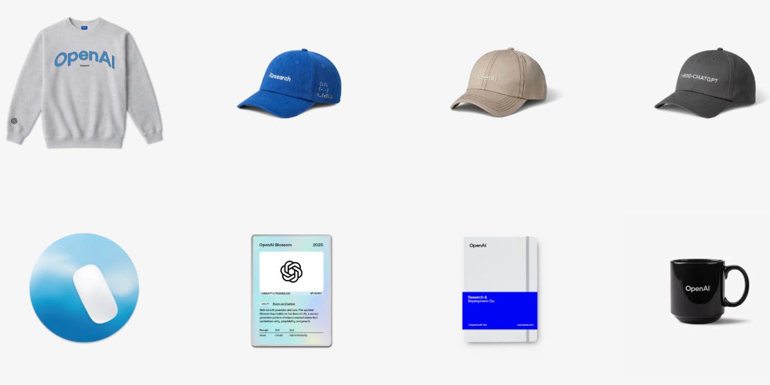 OpenAI’s merch store offers a glimpse inside the company’s vibe