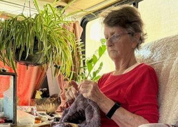 I live in a small mobile home at 81. I have everything I need.