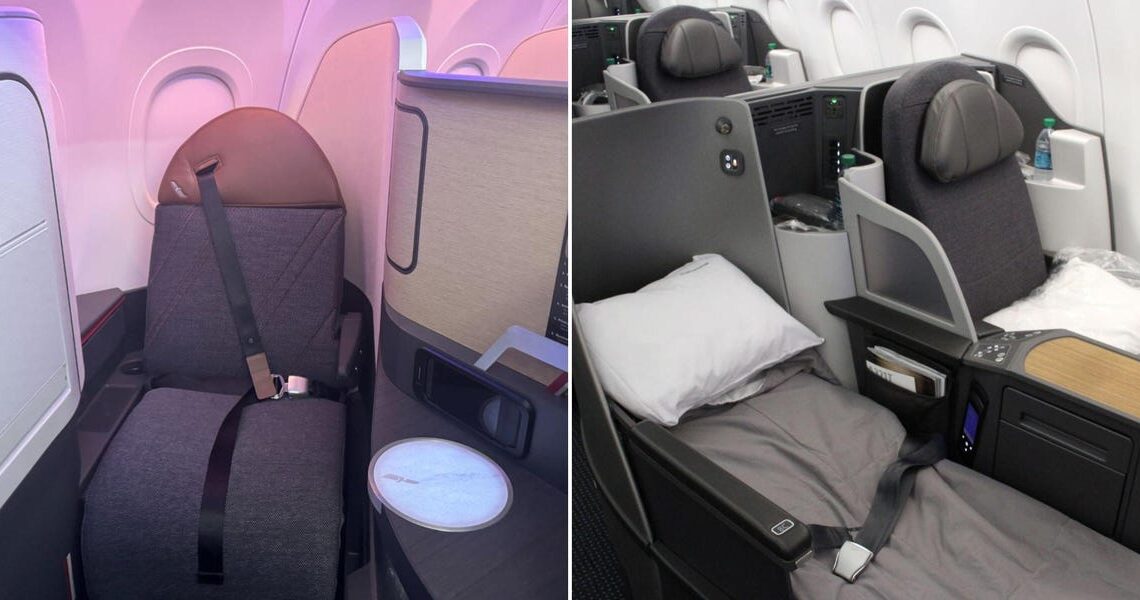I toured the new Airbus plane that will replace American’s one-of-a-kind A321T. See how the cabins compare.