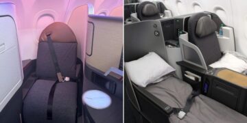I toured the new Airbus plane that will replace American’s one-of-a-kind A321T. See how the cabins compare.