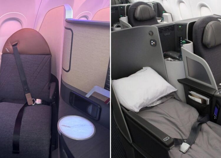 I toured the new Airbus plane that will replace American’s one-of-a-kind A321T. See how the cabins compare.