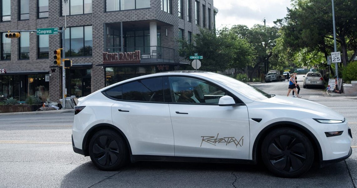 Elon Musk says Tesla is now testing driverless robotaxis, without a human safety monitor, on Austin’s streets
