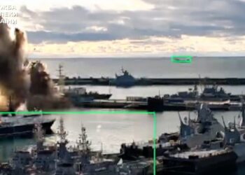 Ukraine says it just carried out the first-ever underwater drone strike on a Russian submarine