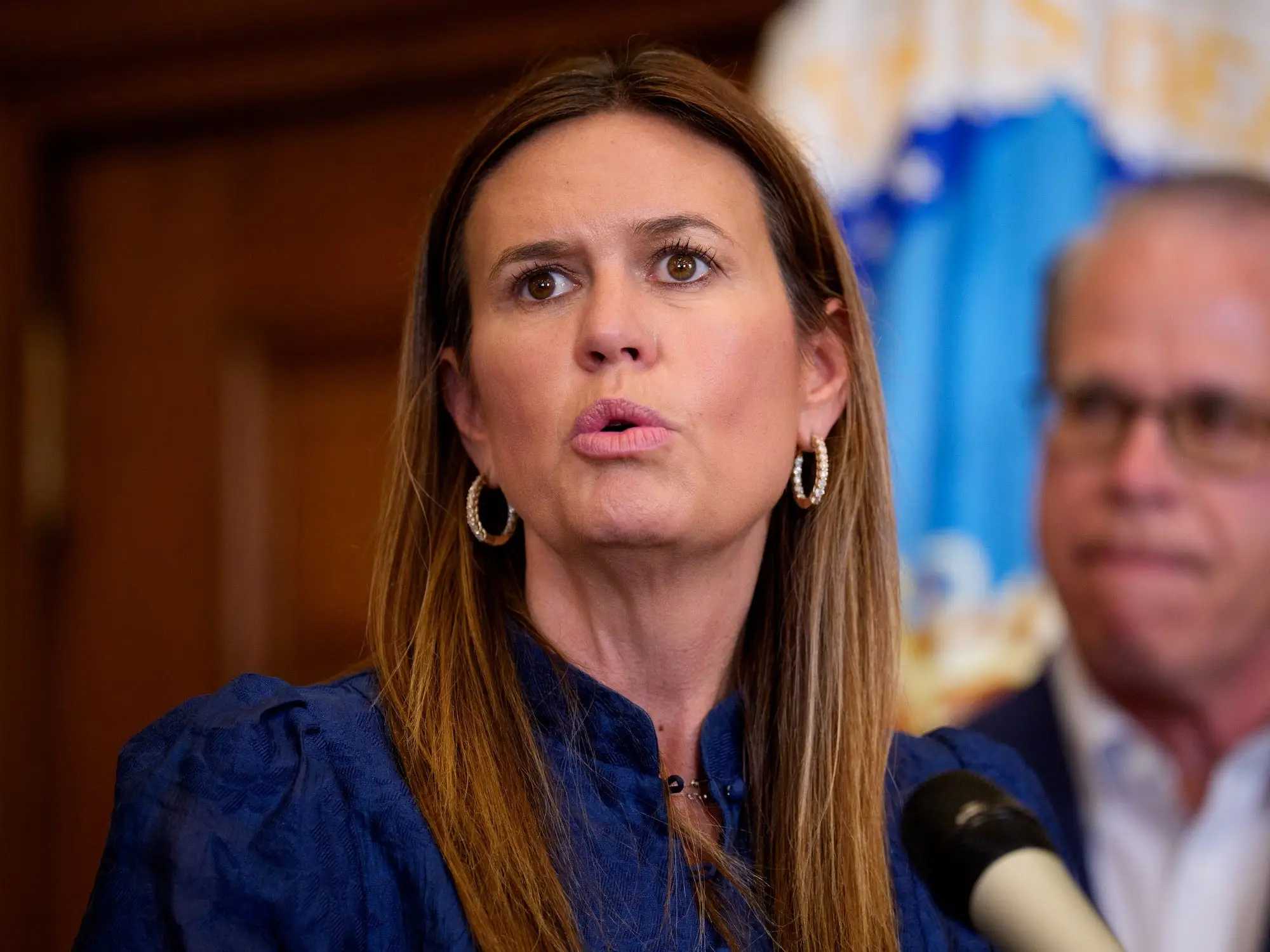 Gov. Sarah Huckabee Sanders of Arkansas