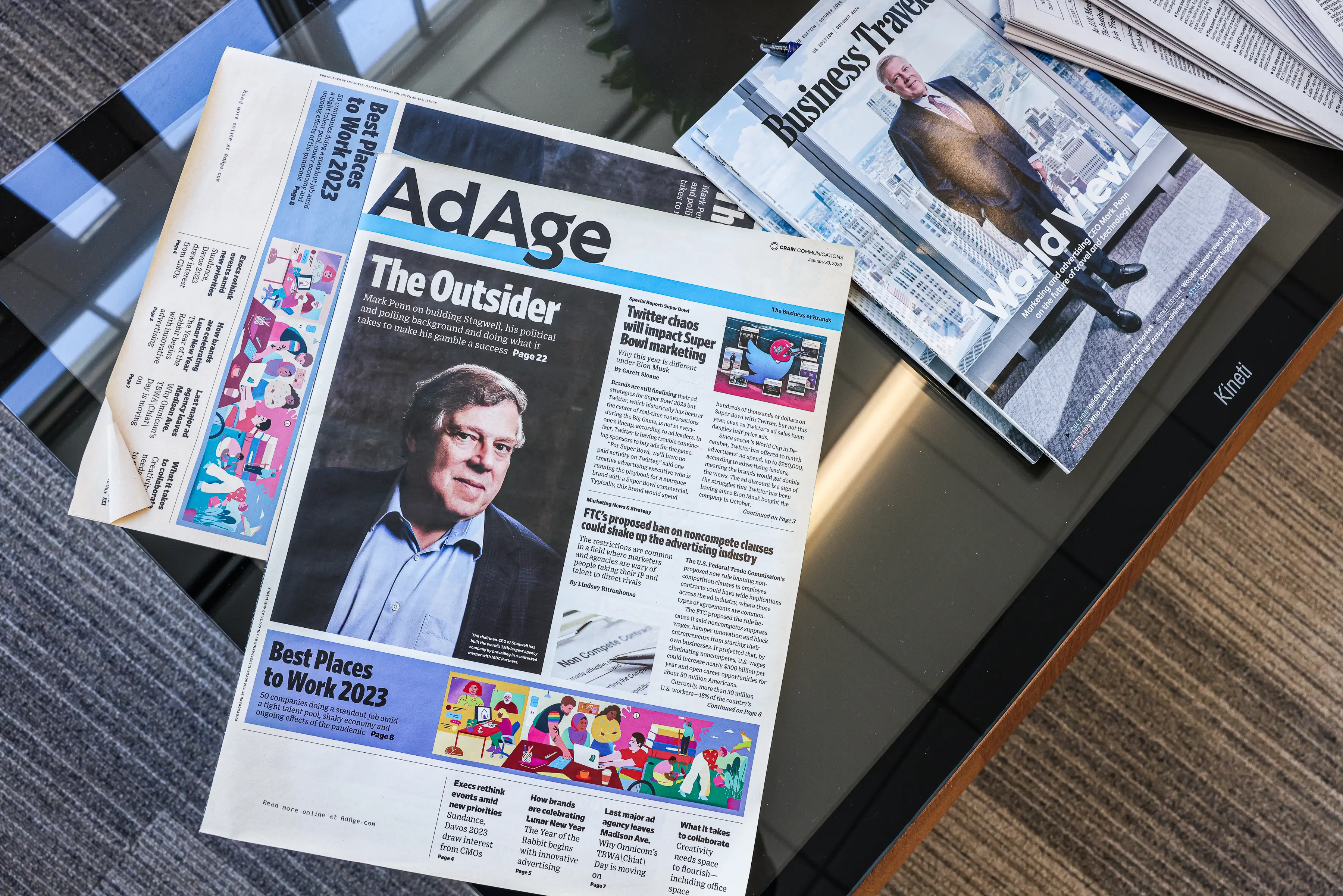 Print material on Mark Penn