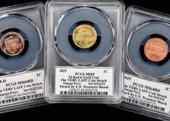 The final batch of pennies sold for $16.7 million