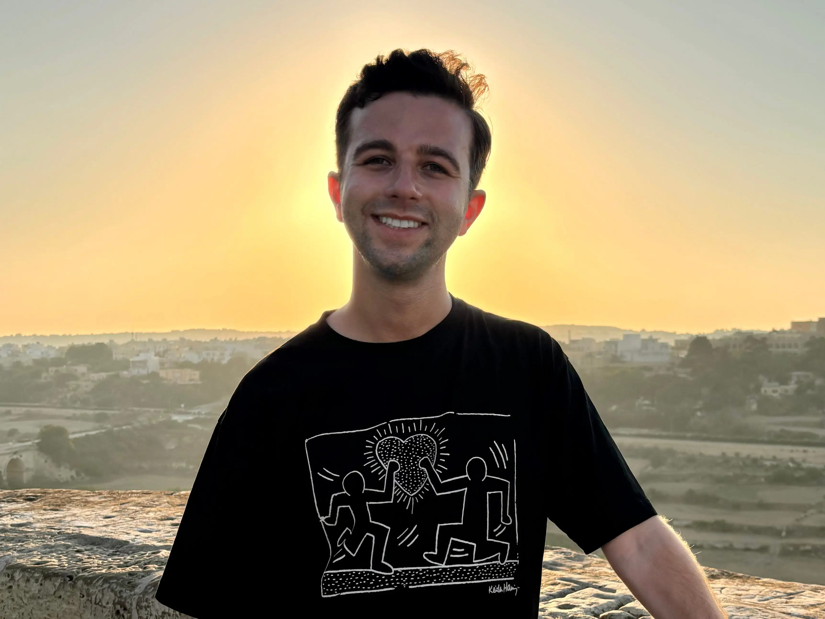 Joshua Nelken-Zitser on holiday