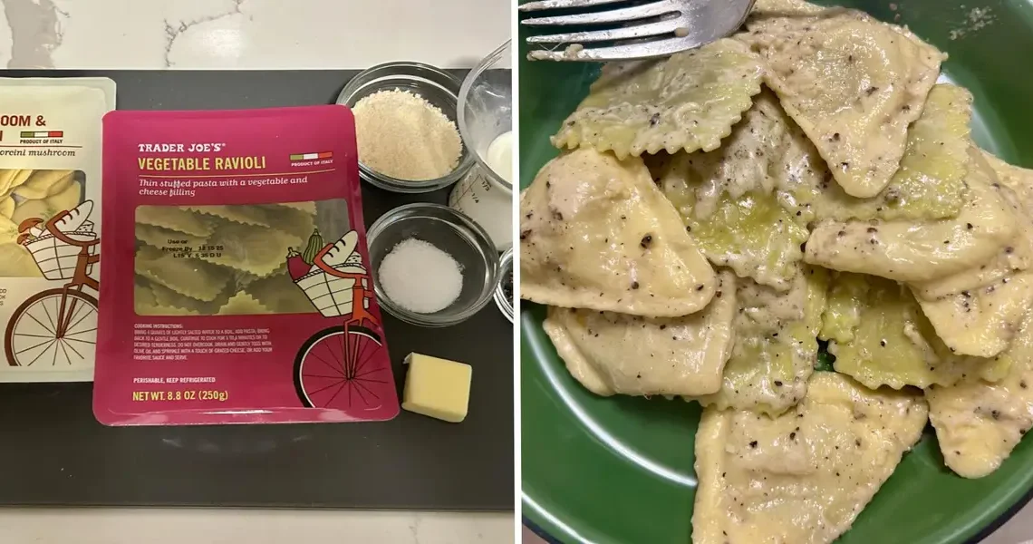 I found a delicious, easy way to elevate store-bought ravioli. This 20-minute recipe is my new cozy weeknight go-to.
