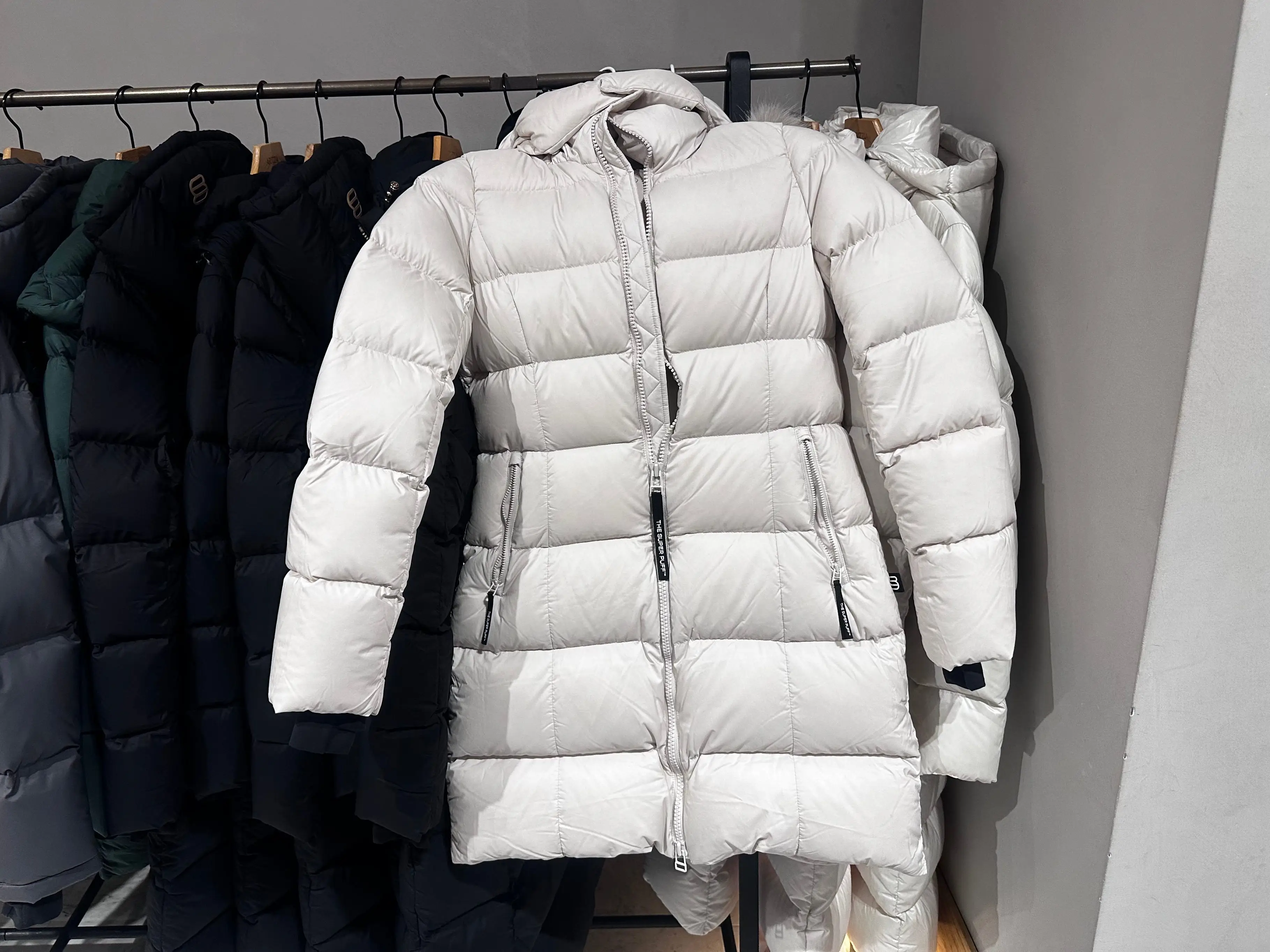 Supersnug puffer coat