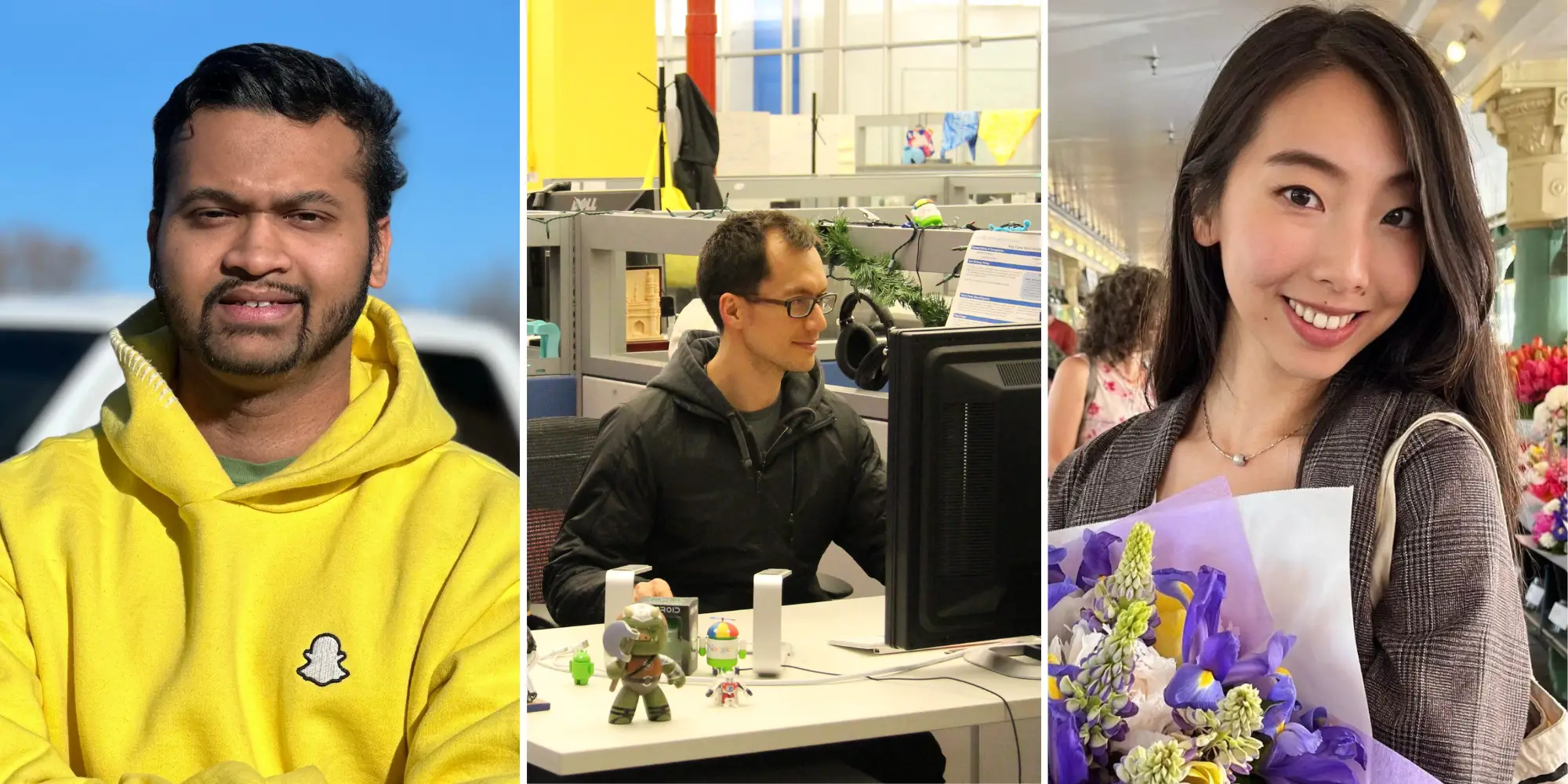 From left to right: Mostofa Shakib, Patrick Leung, Sophia Sun