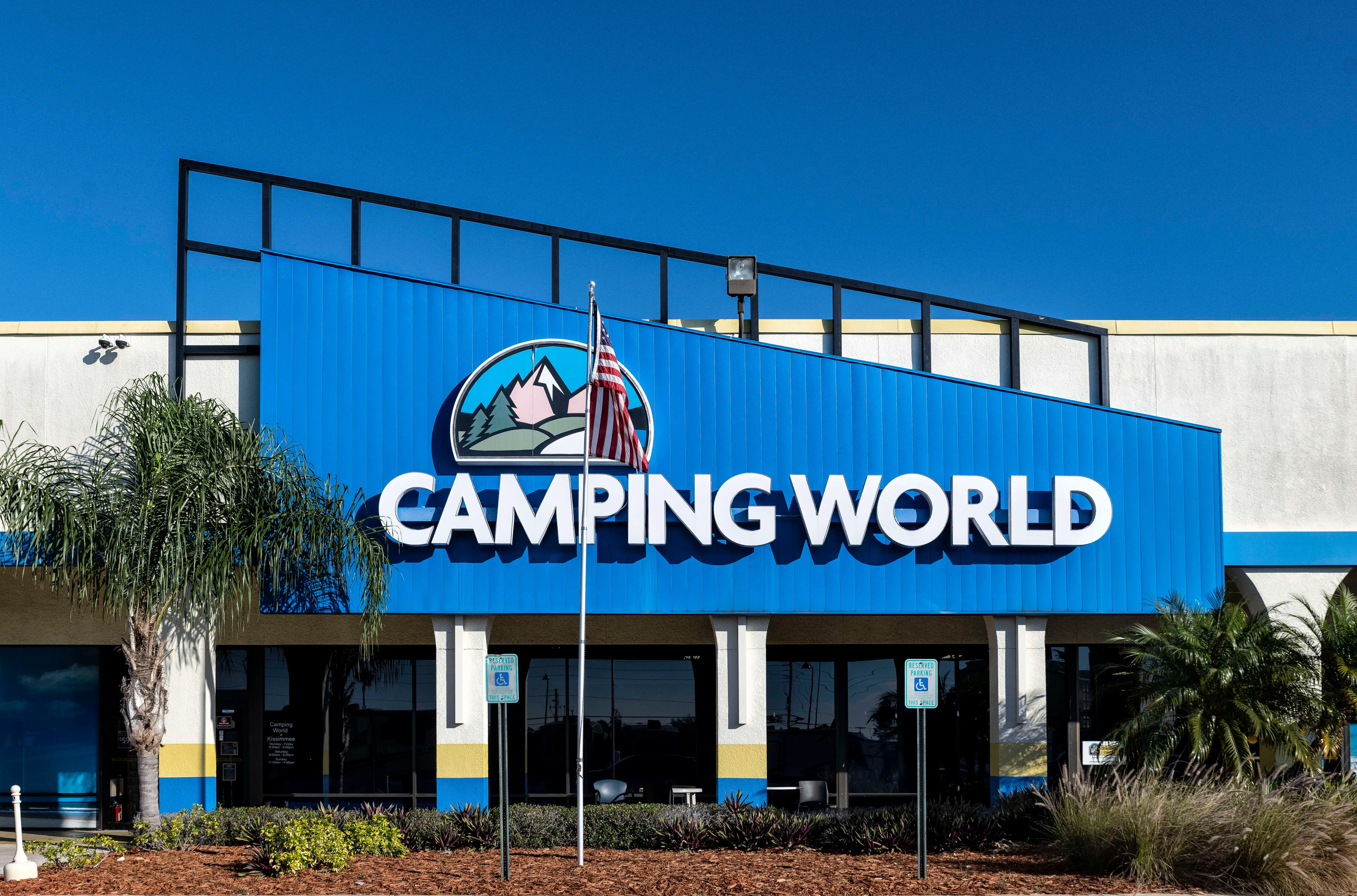 A Camping World RV dealership in Florida.