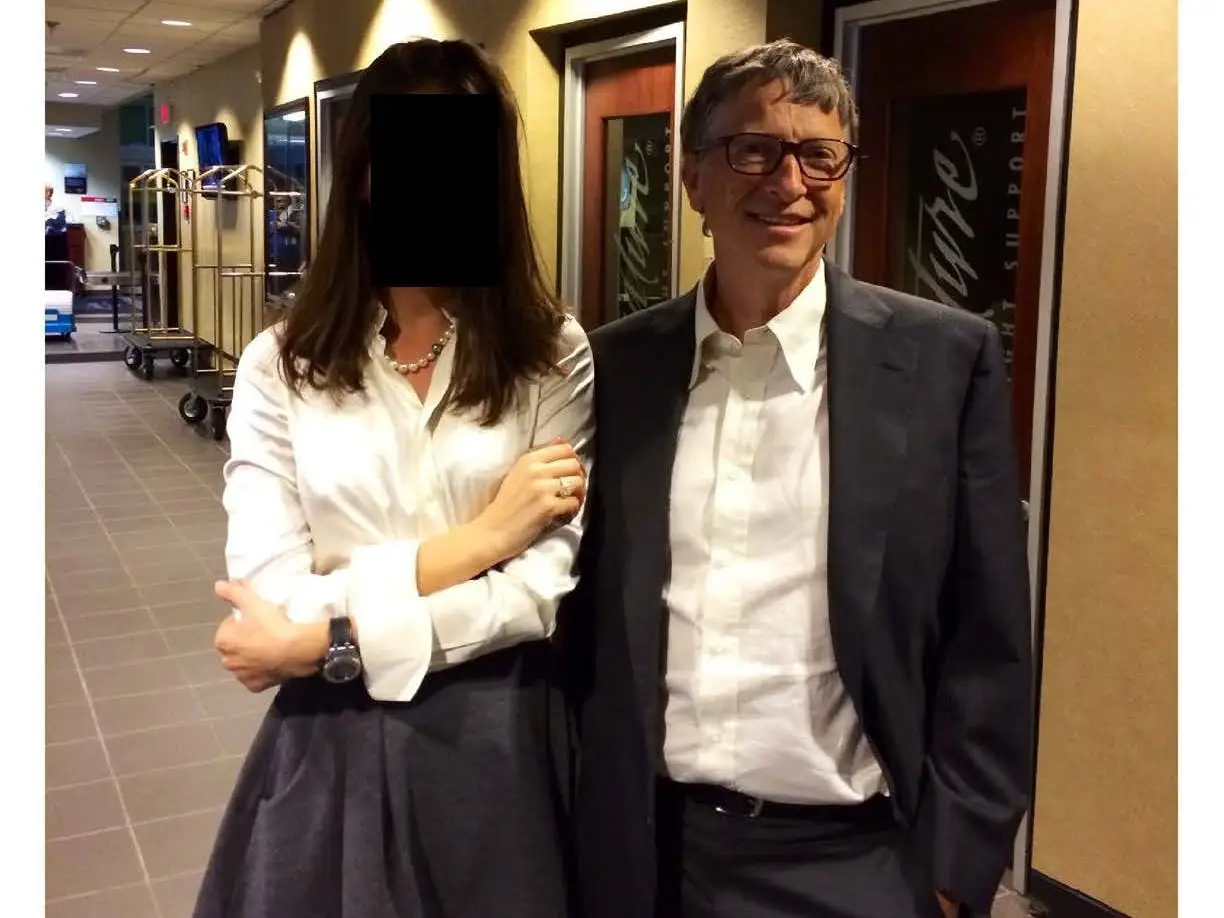 Bill gates with woman