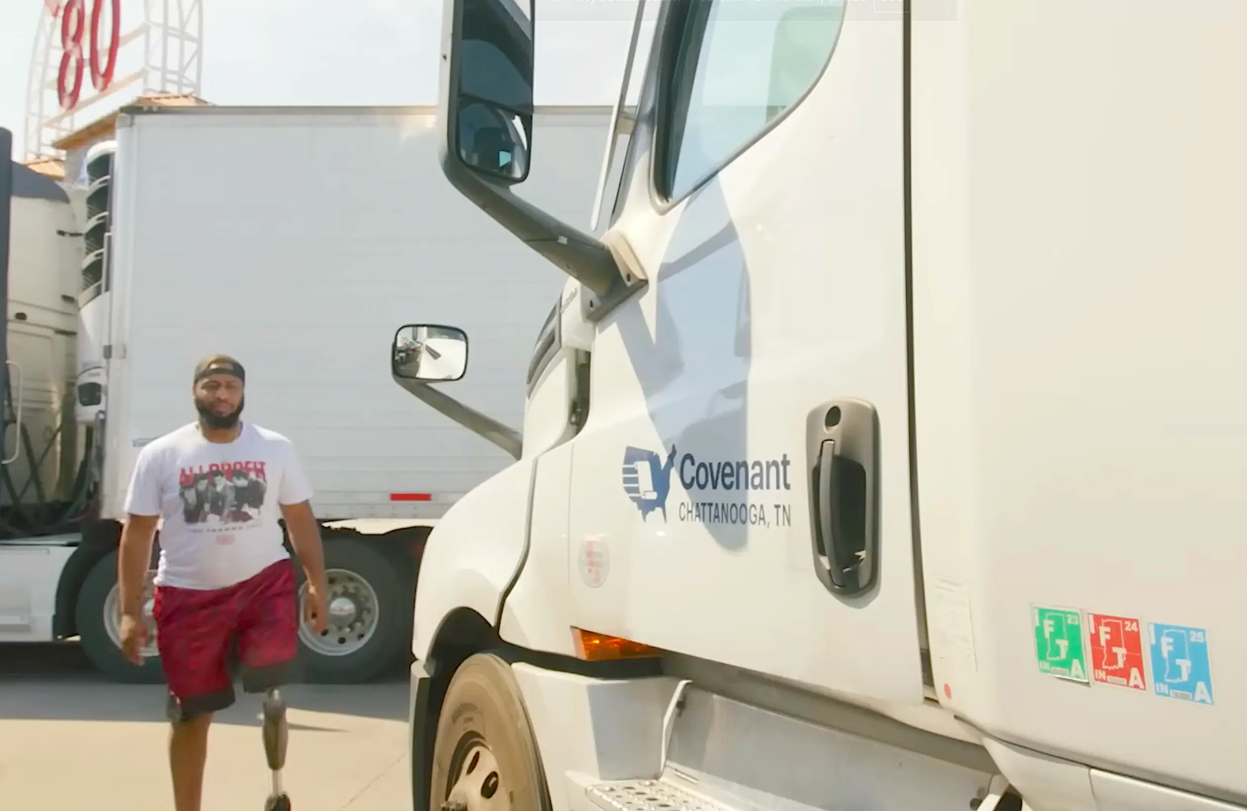 Preston Smith, truck driver