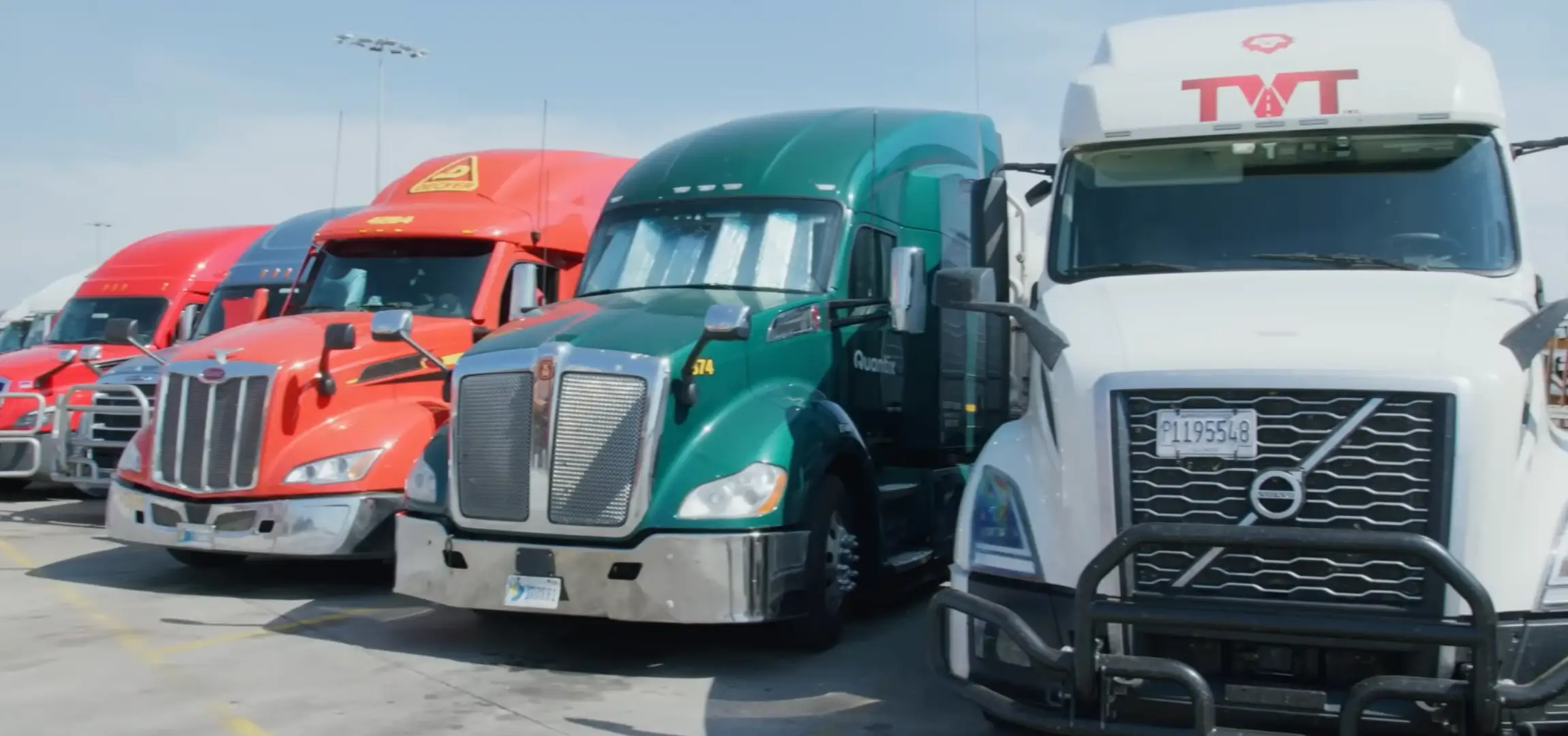 Trucks parked at Iowa 80