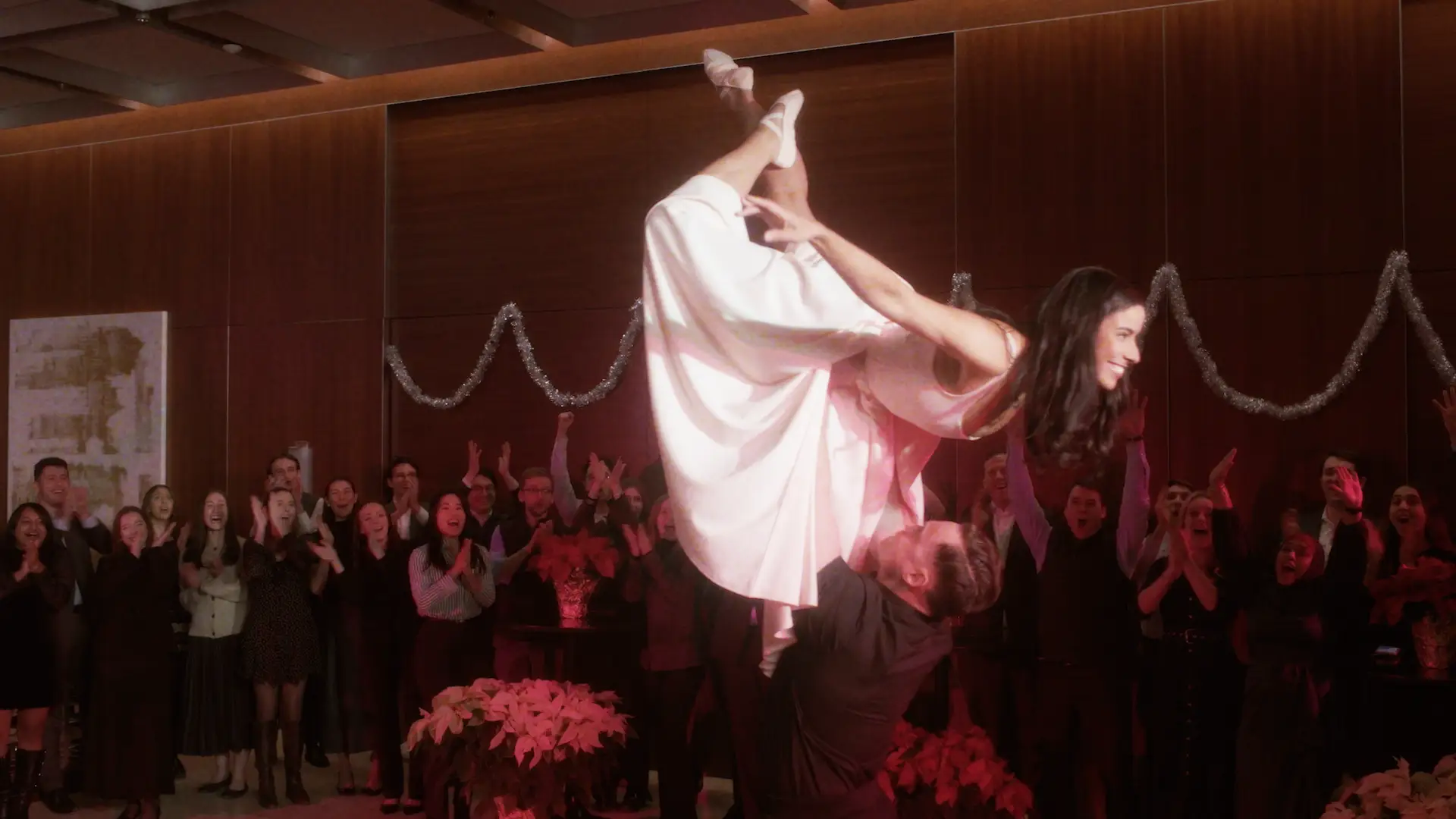 Blackstone copresident, head of shareholder relations, and director of BREIT Zaneta Koplewicz does the Dirty Dancing lift.