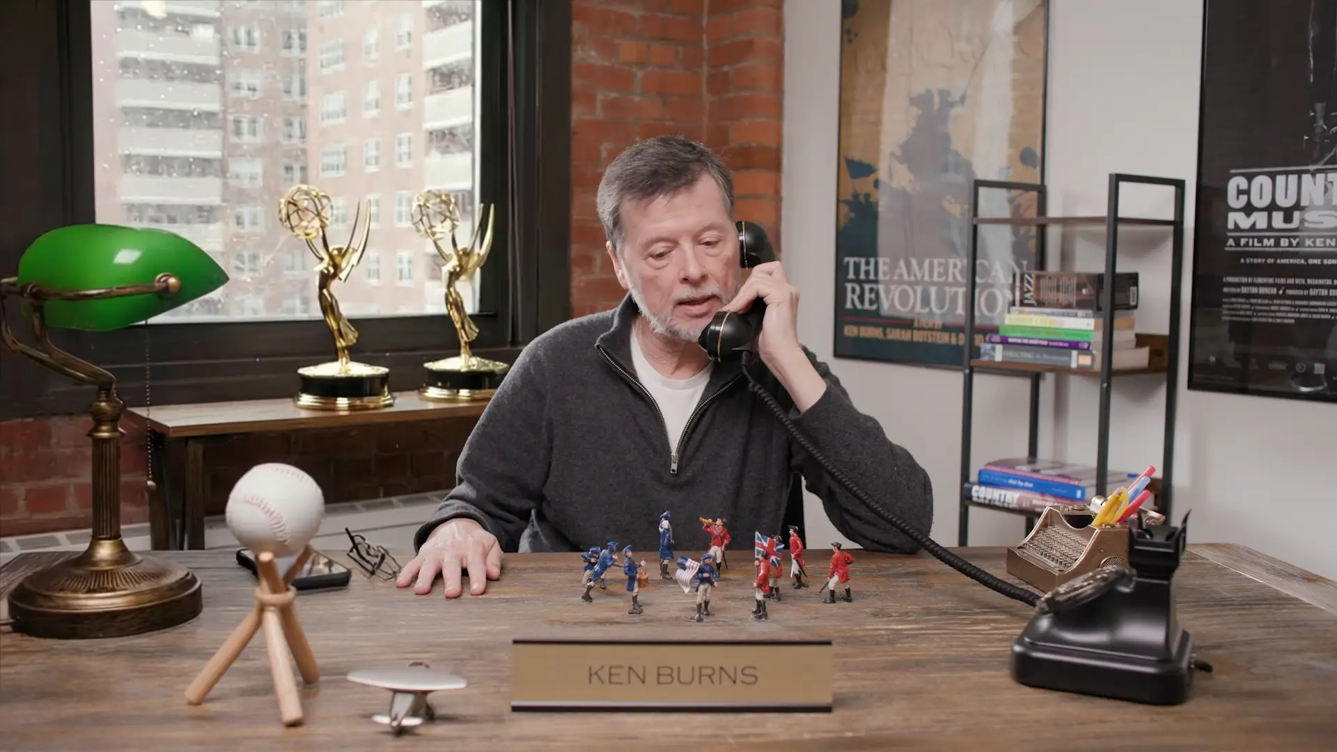 Ken Burns getting fired after being commissioned to make a Blackstone documentary.