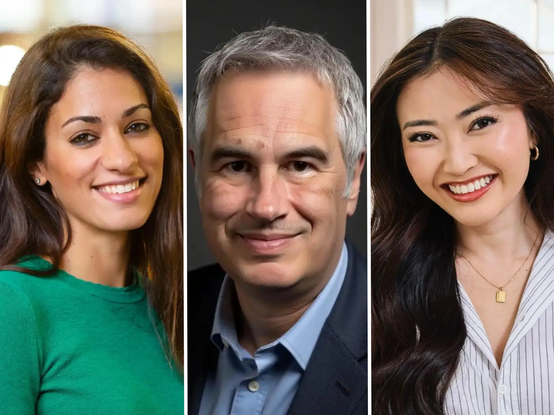 Roxana Ehsani, Kevin Hall, Kylie Sakaida