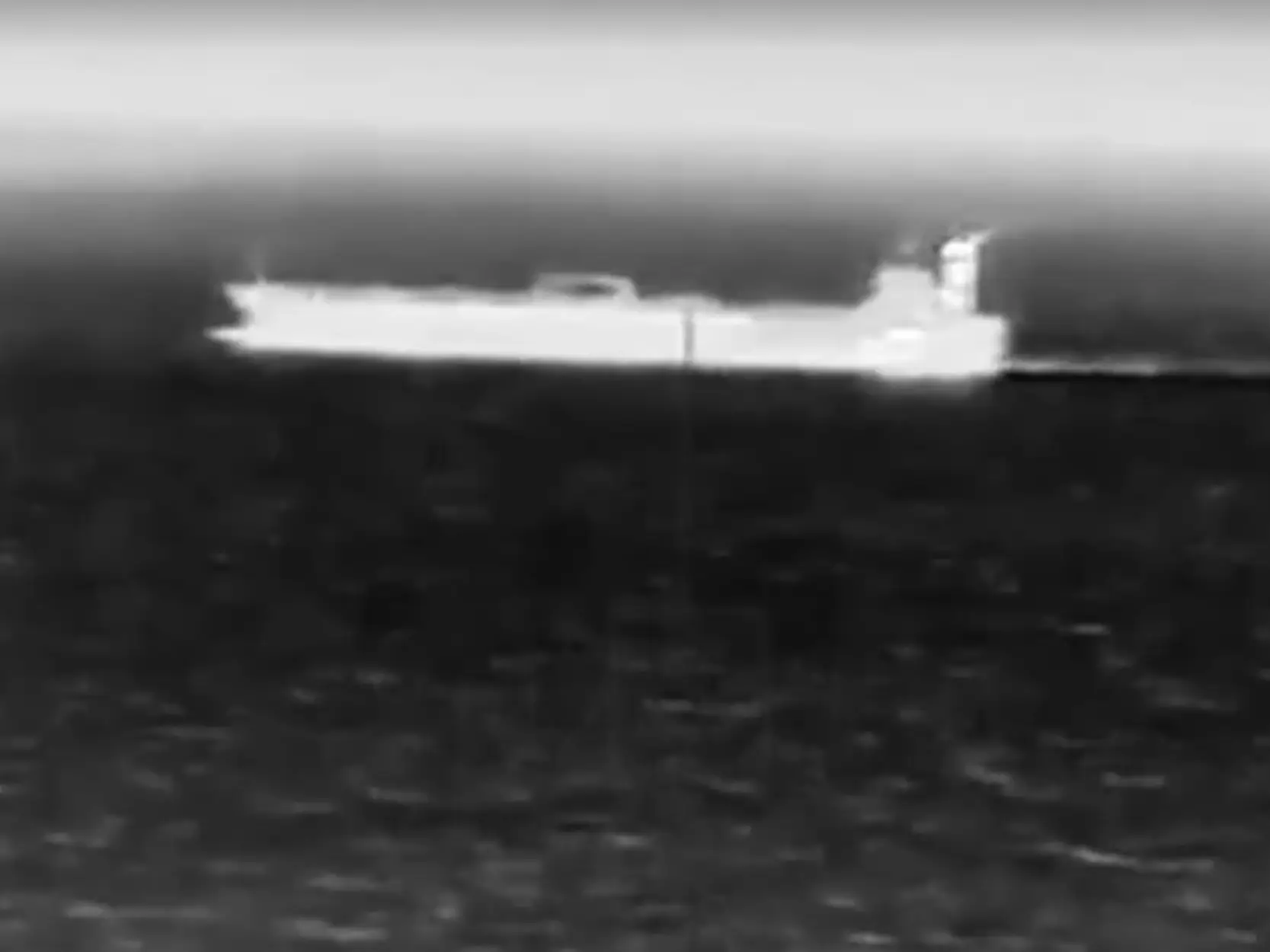 A view of the Qendil captured by a drone over the Mediterranean Sea.