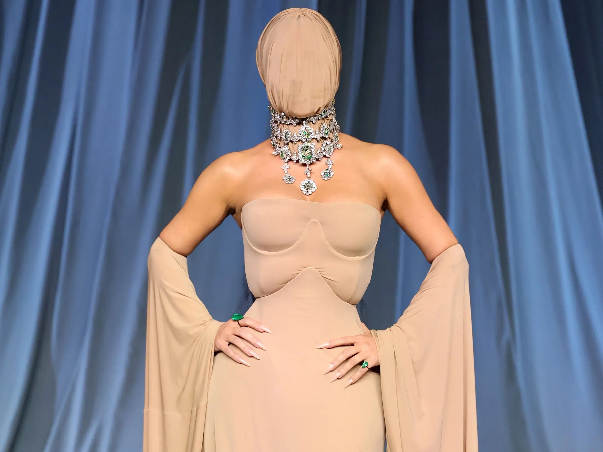 Kim Kardashian at the Academy Museum Gala in Los Angeles.