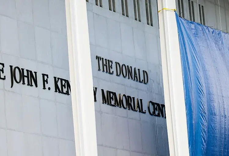 Photos show the history of the Kennedy Center, which now features Trump’s name on the facade