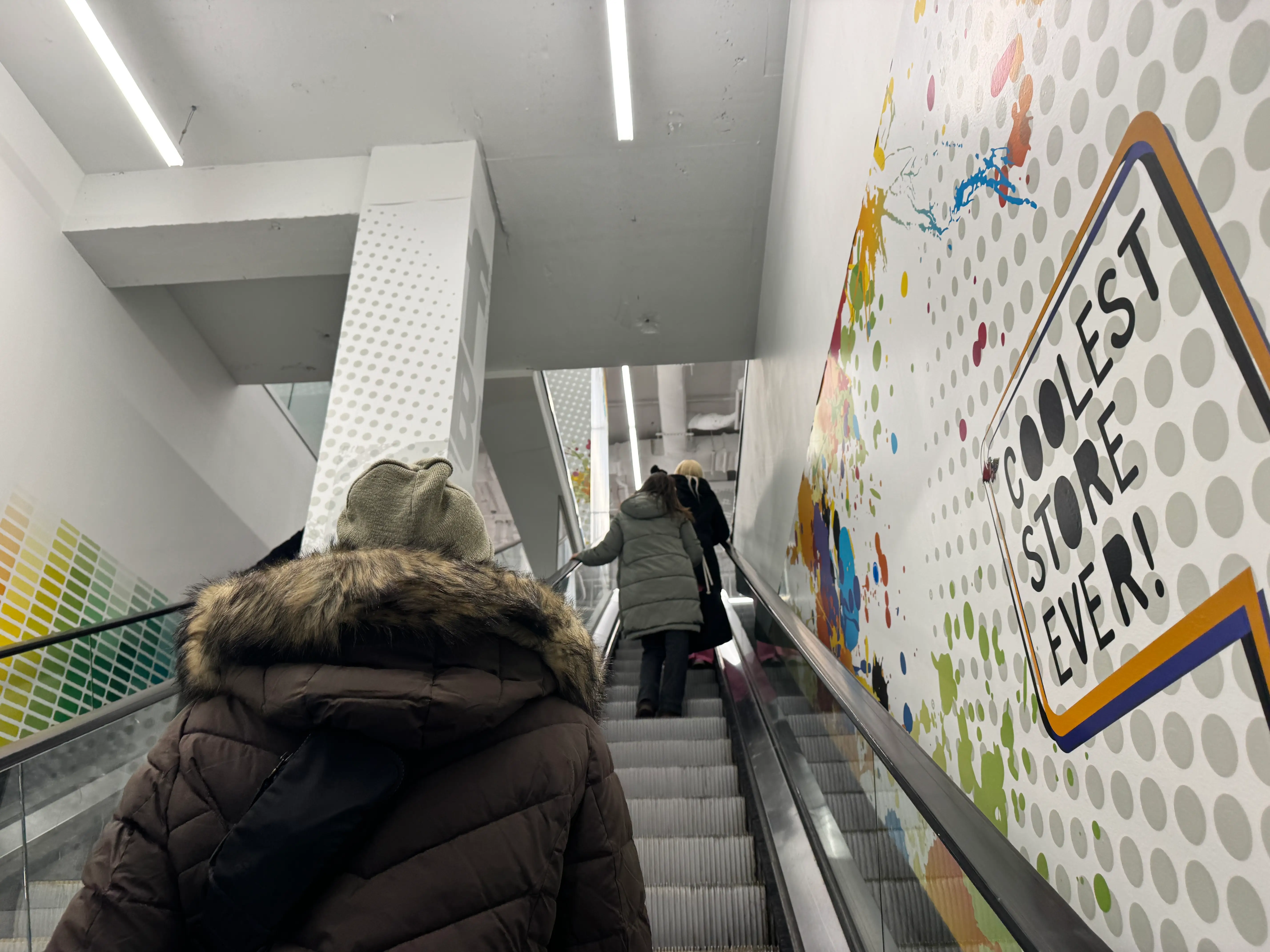 escalator five below