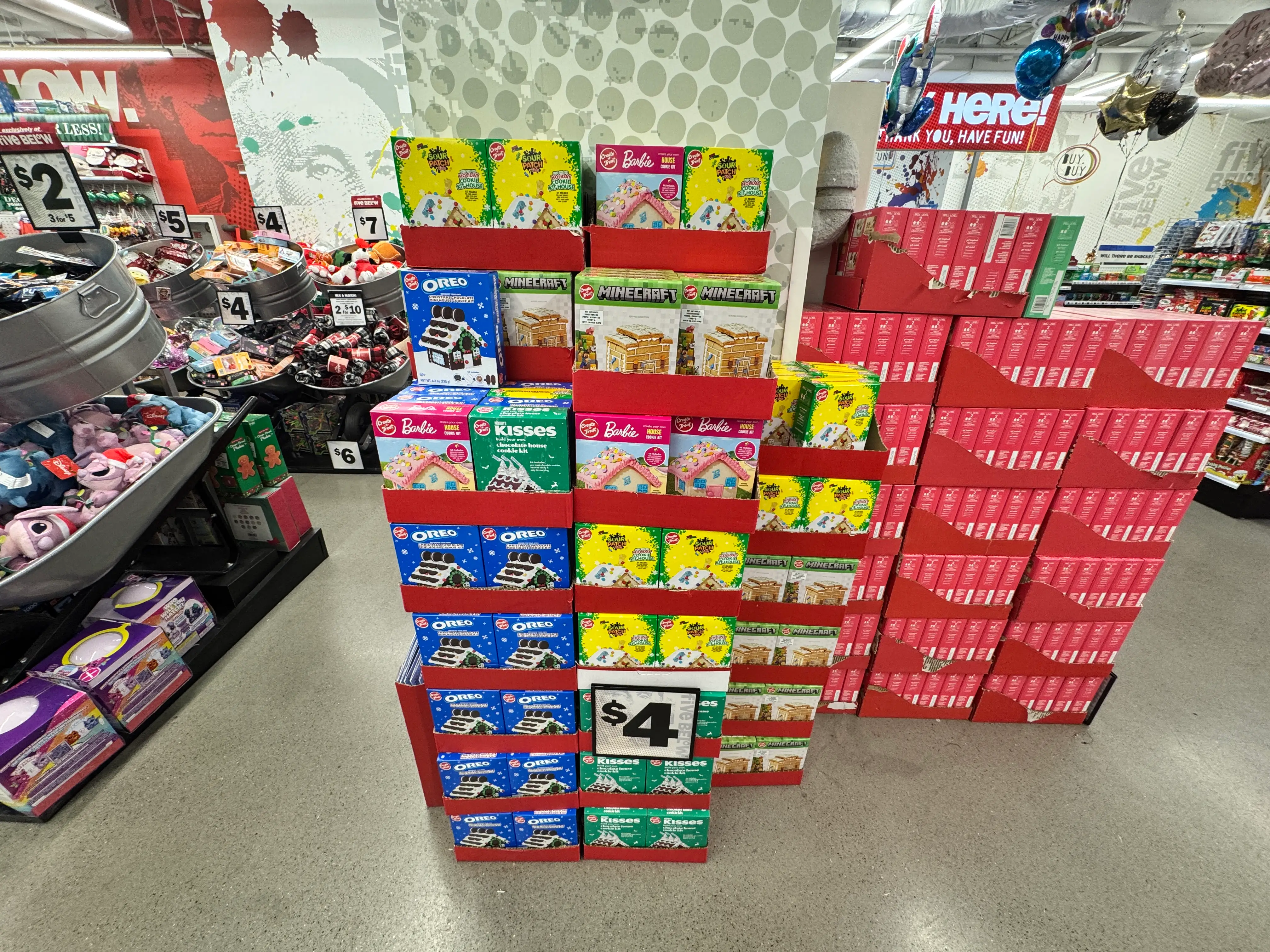 $4 candy and snacks at five below