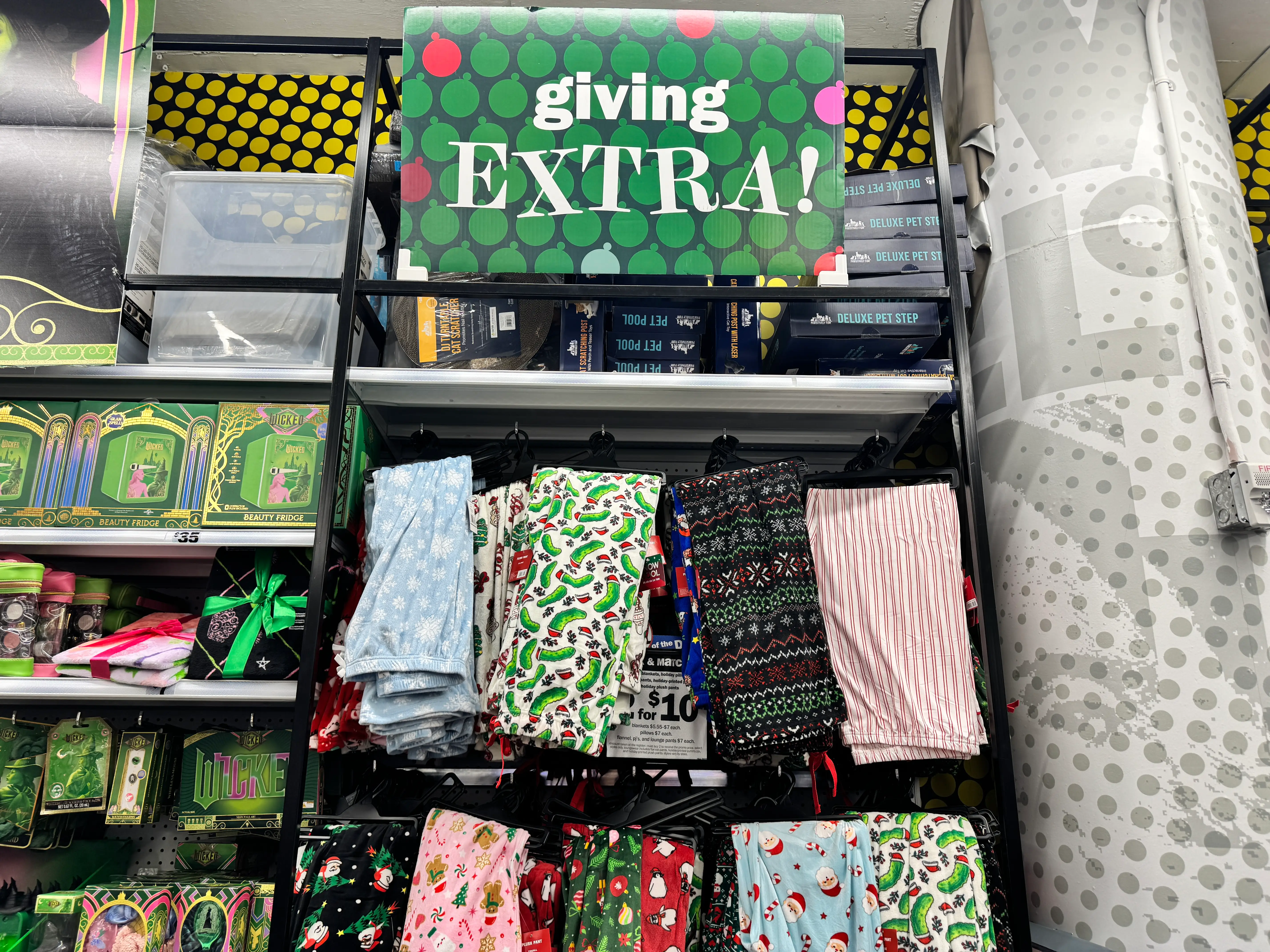 holiday pajamas at five below