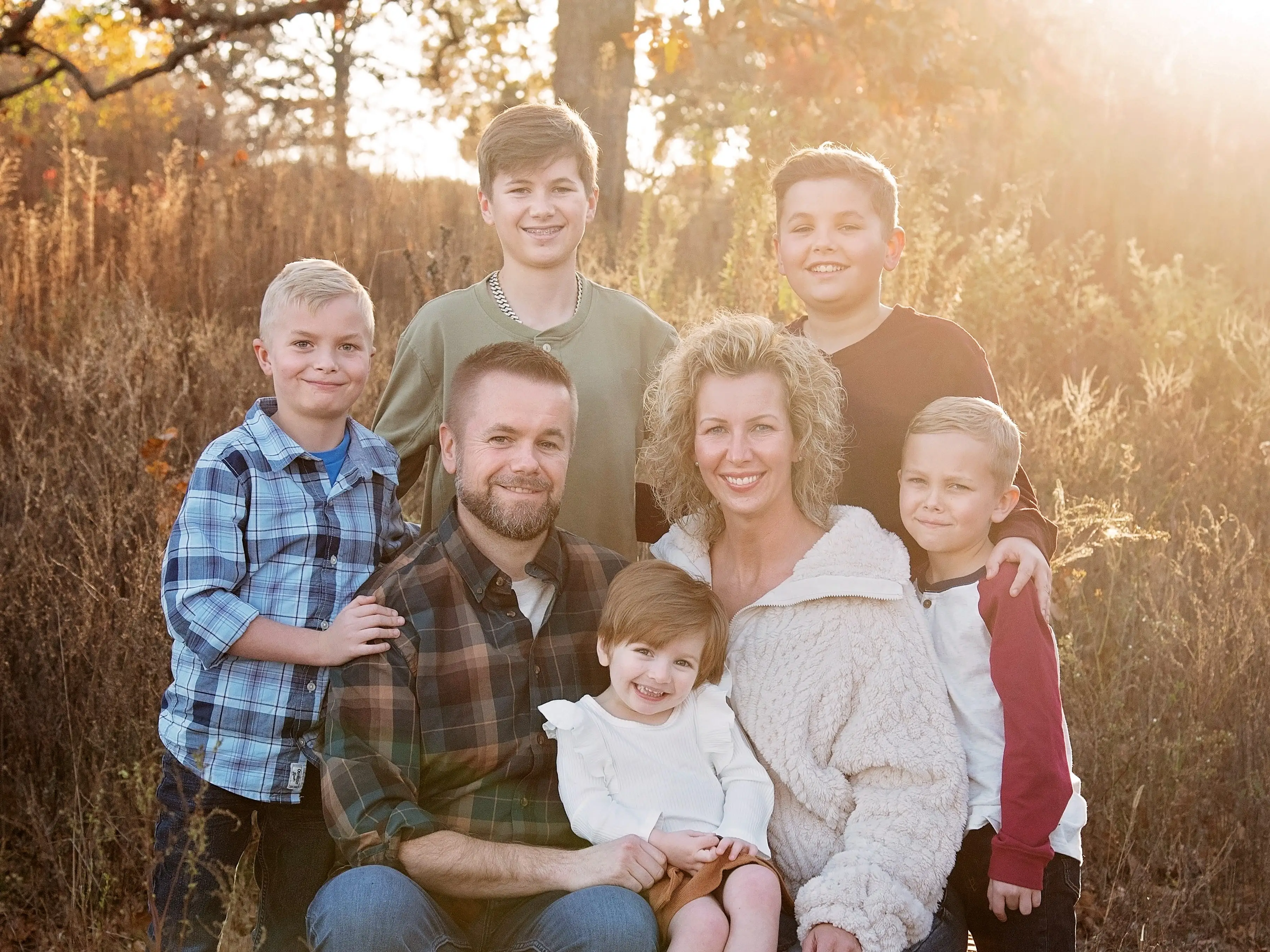 Tiffany Haynes with her husband and kids.